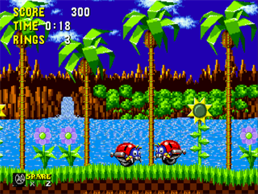 Motobug the Badnik in Sonic The Hedgehog - Screenshot - Gameplay Image