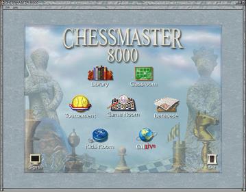 Chessmaster 8000 - Screenshot - Game Select Image