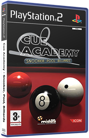 Cue Academy: Snooker, Pool, Billiards - Box - 3D Image