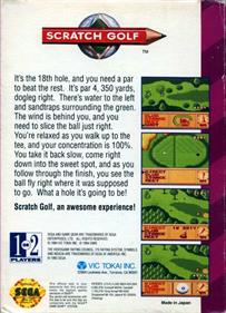 Scratch Golf - Box - Back Image
