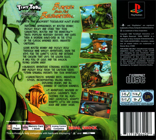 Tiny Toon Adventures: The Great Beanstalk - Box - Back Image