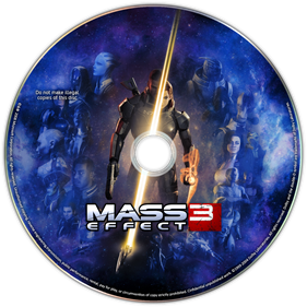 Mass Effect 3 - Fanart - Disc Image