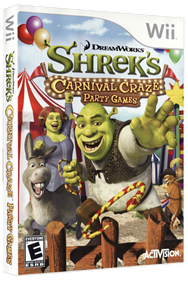 Shrek's Carnival Craze: Party Games - Box - 3D Image