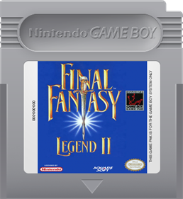 Final Fantasy Legend II - Fanart - Cart - Front