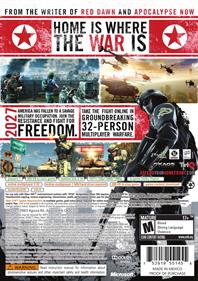 Homefront - Box - Back Image