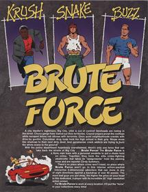 Brute Force - Advertisement Flyer - Front Image