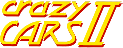 Crazy Cars II - Clear Logo Image