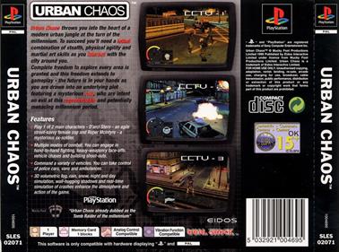 Urban Chaos - Box - Back Image