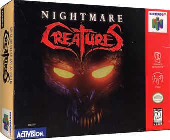 Nightmare Creatures - Box - 3D Image