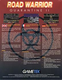 Quarantine II: Road Warrior - Box - Back Image