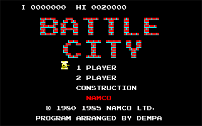 Battle City - Screenshot - Game Title Image