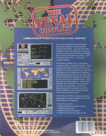 The Final Conflict - Box - Back Image