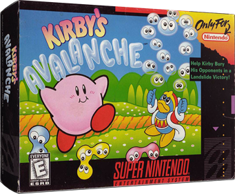 Kirby's Avalanche - Box - 3D Image