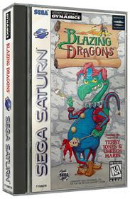 Blazing Dragons - Box - 3D Image