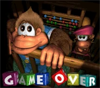 Donkey Kong Country 3: Dixie Kong's Double Trouble! - Screenshot - Game Over Image
