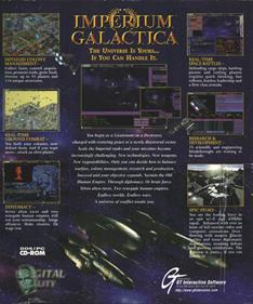 Imperium Galactica - Box - Back Image