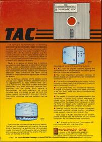 TAC: Tactical Armor Command - Box - Back Image