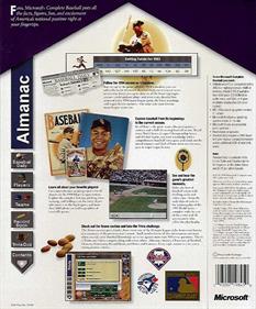 Microsoft Complete Baseball: 1994 Edition - Box - Back Image