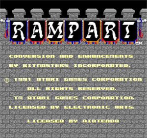 Rampart - Screenshot - Game Title Image