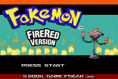 Fakemon FireRed - Screenshot - Game Title Image