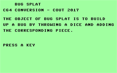 Bug Splat - Screenshot - Game Title Image