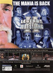 Legends of Wrestling II - Advertisement Flyer - Front Image