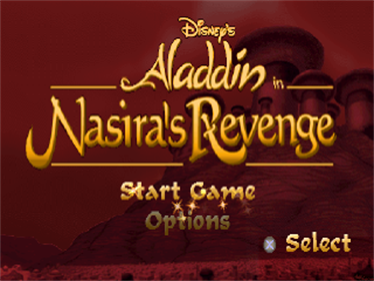 Aladdin in Nasira's Revenge - Screenshot - Game Title Image