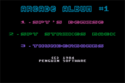 Arcade Album #1 - Screenshot - Game Select Image