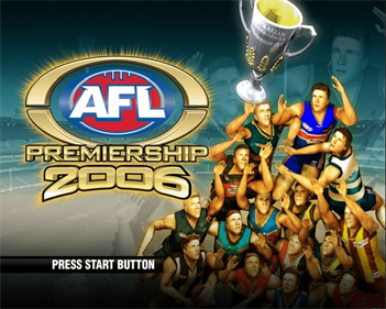 AFL Premiership 2006 - Screenshot - Game Title Image