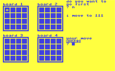 3 D OXO - Screenshot - Gameplay Image