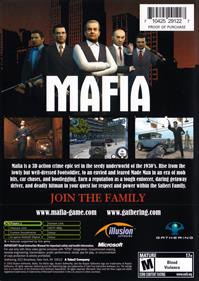 Mafia - Box - Back Image