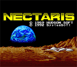 Nectaris - Screenshot - Game Title Image