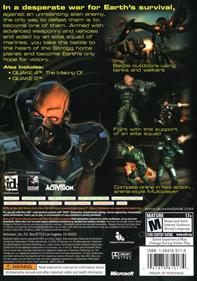 Quake 4 - Box - Back Image