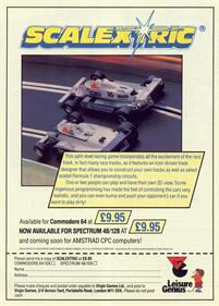 Slot Car Racer - Advertisement Flyer - Front Image