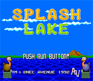 Splash Lake - Screenshot - Game Title Image