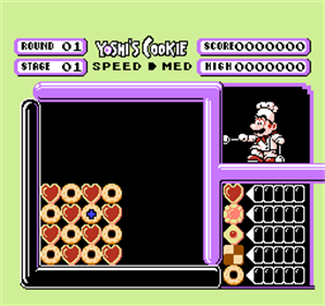Yoshi's Cookie - Screenshot - Gameplay Image