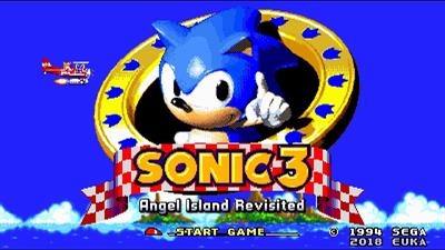 Sonic 3 Angel Island Revisited - Screenshot - Game Title Image