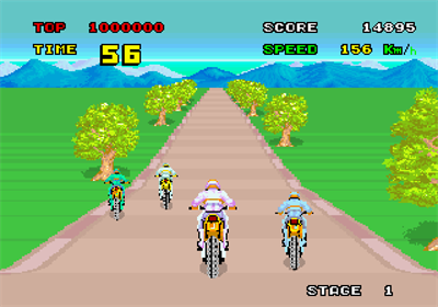 Enduro Racer - Screenshot - Gameplay