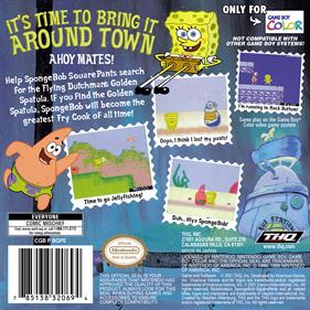 SpongeBob SquarePants: Legend of the Lost Spatula - Box - Back Image