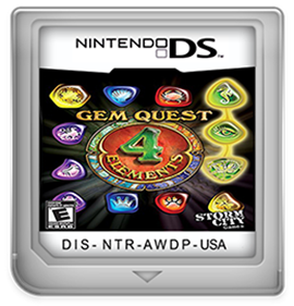 Gem Quest: 4 Elements - Fanart - Cart - Front Image