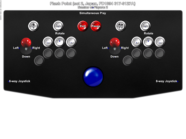 Flash Point - Arcade - Controls Information Image