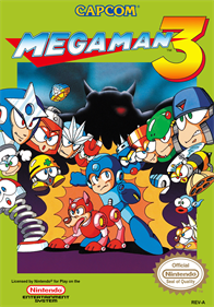 Mega Man 3 - Fanart - Box - Front Image