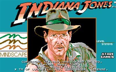 Indiana Jones and the Temple of Doom - Screenshot - Game Title Image
