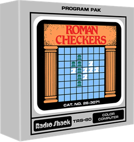 Roman Checkers - Box - 3D Image