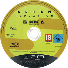 Alien: Isolation - Disc Image