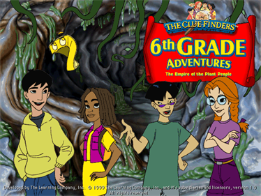 The ClueFinders 6th Grade Adventures: The Empire of the Plant People - Screenshot - Game Title Image