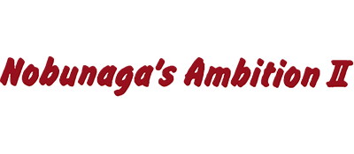 Nobunaga's Ambition II - Clear Logo Image