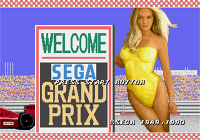 Super Monaco GP - Screenshot - Game Title Image