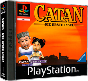 Catan: Die erste Insel - Box - 3D Image