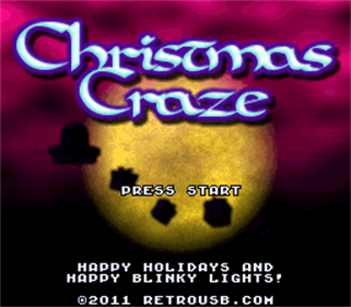 Christmas Craze - Screenshot - Game Title Image